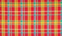 Cotton 100% Poplin Fabric Material Tartan Madras Check Rainbow 009